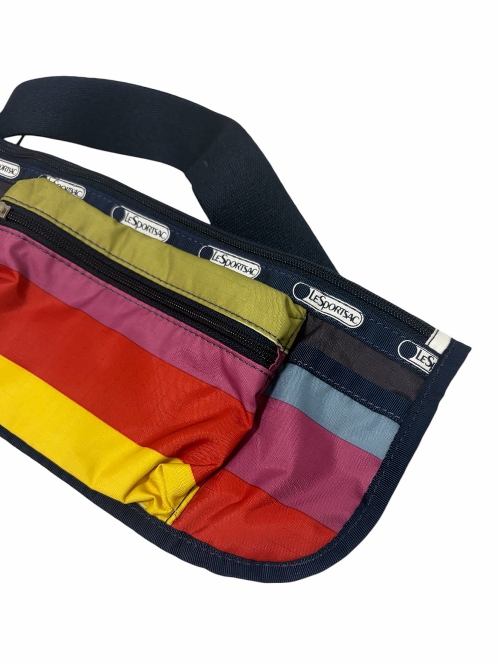 LeSportSac Multicolored Stripped Belt Bag - NWT
